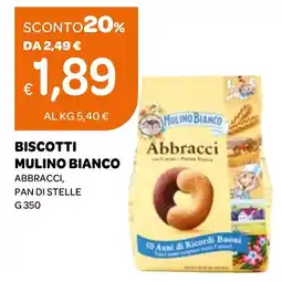Ekom Biscotti mulino bianco abbracci, pan di stelle offerta