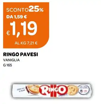 Ekom Ringo pavesi vaniglia offerta