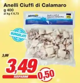 Prix Quality Anelli Ciuffi di Calamaro offerta