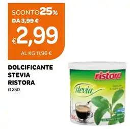 Ekom Dolcificante stevia RISTORA offerta