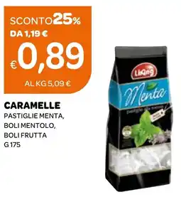 Ekom Caramelle pastiglie menta, boli mentolo, boli frutta offerta