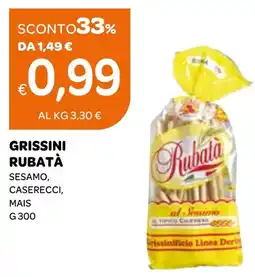 Ekom Grissini rubatà sesamo, caserecci, mais offerta