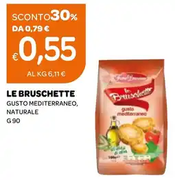 Ekom Le bruschette gusto mediterraneo, naturale offerta