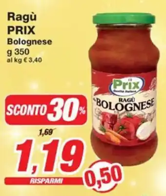 Prix Quality Ragù PRIX Bolognese offerta