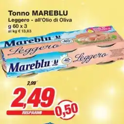 Prix Quality Tonno MAREBLU Leggero - all'Olio di Oliva offerta