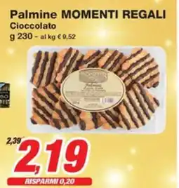 Prix Quality Palmine MOMENTI REGALI Cioccolato offerta