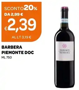 Ekom Barbera piemonte doc offerta