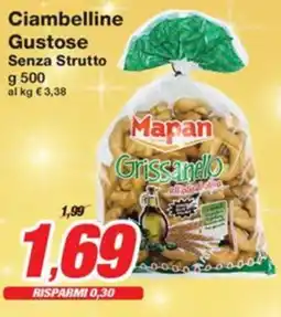 Prix Quality Ciambelline Gustose Senza Strutto offerta