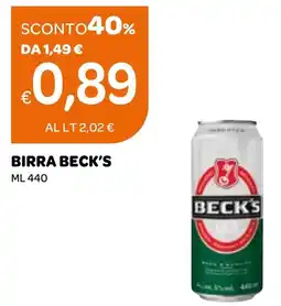 Ekom Birra BECK'S offerta
