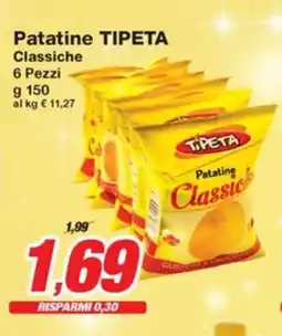 Prix Quality Patatine TIPETA Classiche 6 Pezzi offerta