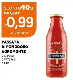 Ekom Passata di pomodoro agromonte ciliegini, datterini offerta