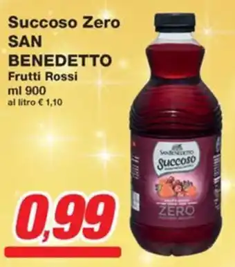 Prix Quality Succoso Zero SAN BENEDETTO Frutti Rossi offerta