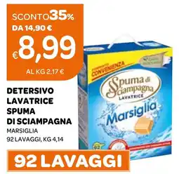 Ekom Detersivo lavatrice spuma di sciampagna marsiglia offerta