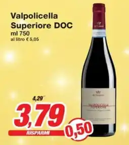Prix Quality Valpolicella Superiore DOC offerta