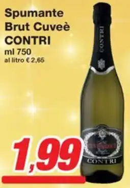 Prix Quality Spumante Brut Cuveè CONTRI offerta