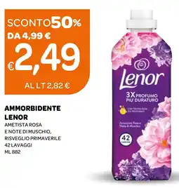 Ekom Ammorbidente lenor ametista rosa e note di muschio, risveglio primaverile offerta