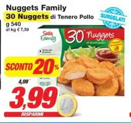 Prix Quality Nuggets Family 30 Nuggets di Tenero Pollo offerta