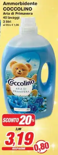 Prix Quality Ammorbidente COCCOLINO Aria di Primavera offerta