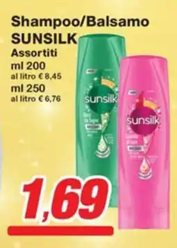 Prix Quality Shampoo/Balsamo SUNSILK offerta