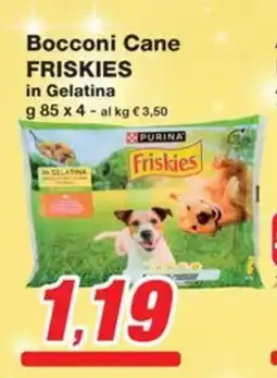 Prix Quality Bocconi Cane FRISKIES in Gelatina offerta