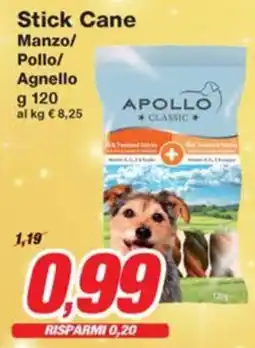 Prix Quality Stick Cane Manzo/ Pollo/ Agnello offerta