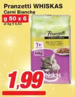 Prix Quality Pranzetti WHISKAS Carni Bianche offerta