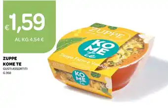 Ekom Zuppe kome te offerta