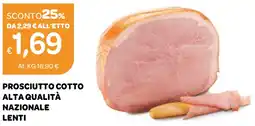 Ekom Prosciutto cotto alta qualità nazionale lenti offerta