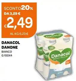 Ekom Danacol danone bianco offerta