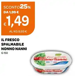 Ekom Il fresco spalmabile NONNO NANNI offerta