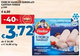 Bennet Fiori di nasello surgelati capitan FINDUS offerta