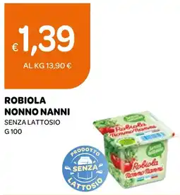 Ekom Robiola nonno nanni senza lattosio offerta