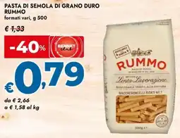 Bennet Pasta di semola di grano duro RUMMO offerta
