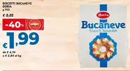 Bennet Biscotti bucaneve DORIA offerta