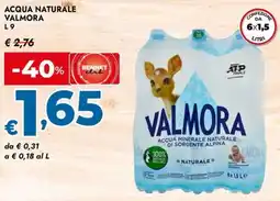 Bennet Acqua naturale VALMORA offerta