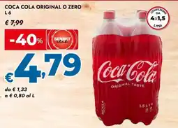 Bennet Coca cola original o zero offerta