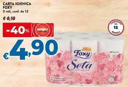 Bennet Carta igienica FOXY offerta