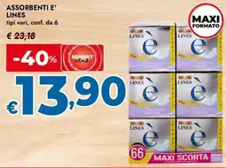 Bennet Assorbenti e' LINES offerta