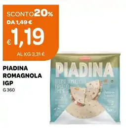 Ekom Piadina romagnola IGP offerta