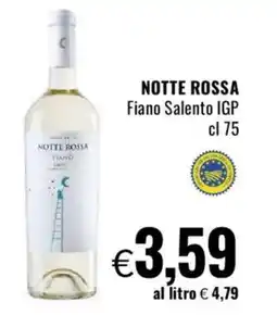 Famila NOTTE ROSSA Fiano Salento IGP offerta