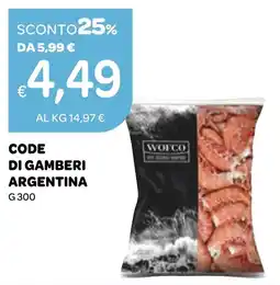 Ekom Wofco code di gamberi argentina offerta