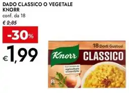 Bennet Dado classico o vegetale KNORR offerta