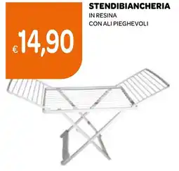 Ekom Stendibiancheria in resina con ali pieghevoli offerta