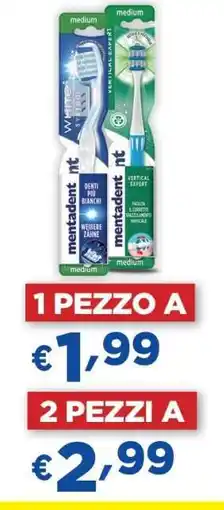 Acqua & Sapone Mentadent Spazzolino offerta
