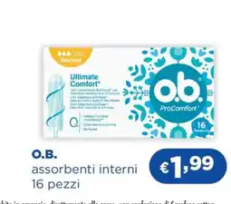 Acqua & Sapone O.B. assorbenti interni 16 pezzi offerta