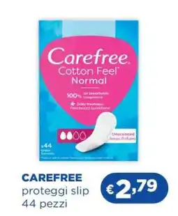 Acqua & Sapone CAREFREE proteggi slip 44 pezzi offerta