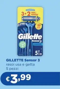 Acqua & Sapone GILLETTE Sensor 3 offerta