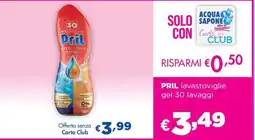 Acqua & Sapone PRIL lavastoviglie gel 30 lavaggi offerta