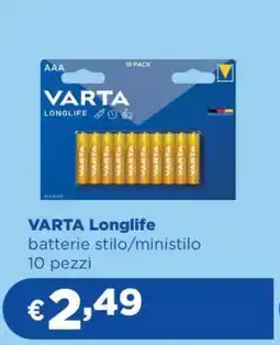 Acqua & Sapone VARTA Longlife offerta