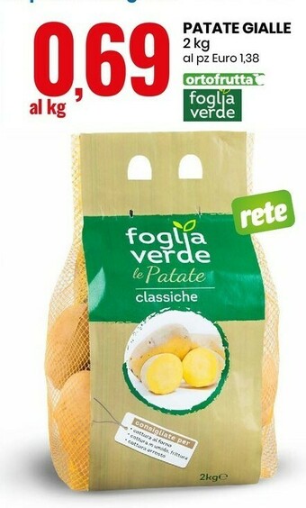 Eurospin Patate gialle offerta